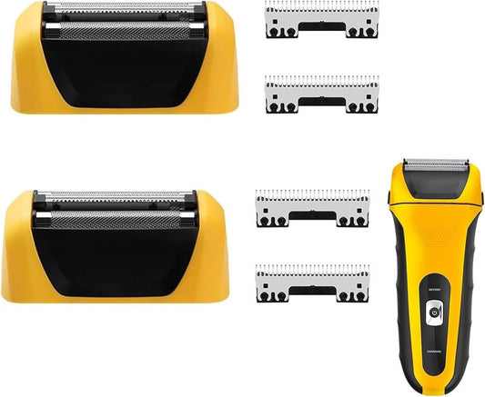 Replacement Foils & Cutters for Wahl 7061 Shaver - 2 Pack Compatible with Model 7045-100
