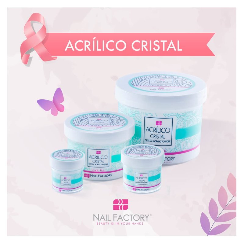 Professional Grade Clear Acrylic Powder - 7 oz for Sculpting & Building Nails