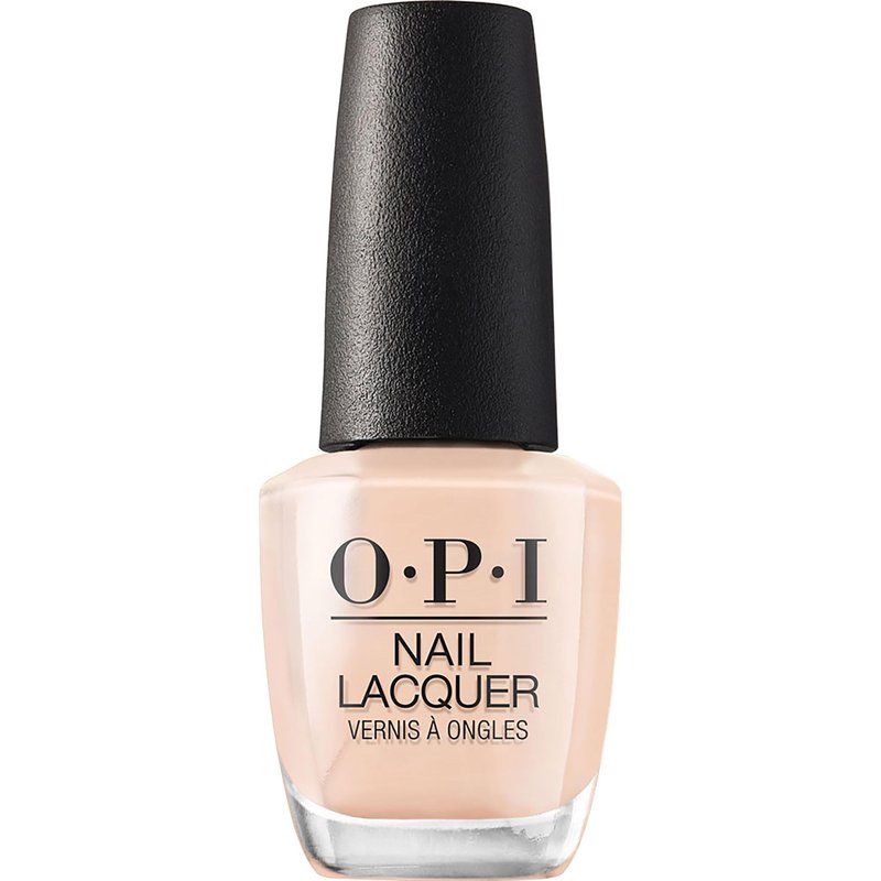 OPI Nail Lacquer Samoan Sand | Sheer Soft Pink Crème Chip Resistant Nail Polish | Fast Drying, Streak Free