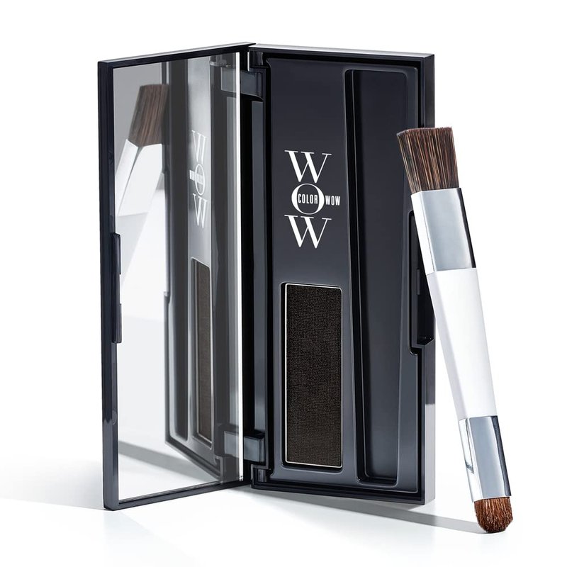 COLOR WOW Root Cover Up, Black – Instant Grey Coverage and Temporary Touch-Up, Water and Sweat Resistant, No mess Award-Winning Formula
