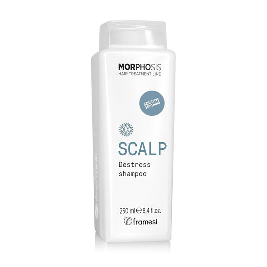 Framesi Morphosis Scalp Destress Shampoo - Soothing Formula for Sensitive Scalps | 8.4 fl oz, Natural & pH Balanced