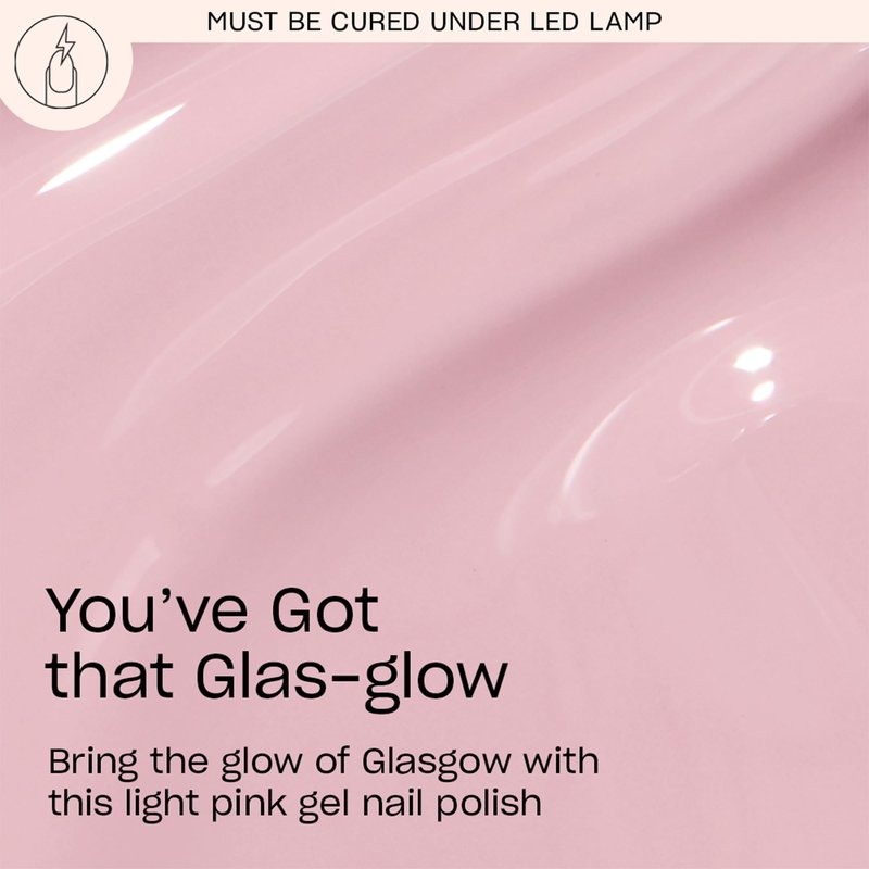 OPI GelColor You’ve Got that Glas-glow | Opaque Light Neutral Pink Crème LED Cure Gel Nail Polish | Salon-Quality Shine, Long-Lasting Wear | Vegan & HEMA Free | 0.5 Fl Oz