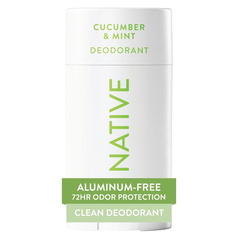 Native Deodorant Contains Naturally Derived Ingredients, 72 Hour Odor Control, Deodorant for Women and Men, Aluminum Free, Cucumber & Mint 2.65oz