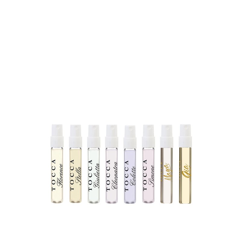 Tocca Eau de Parfum Mini Discovery Set - 8 Trial Size Women's Perfumes (1.5ml each), Discover Your Favorite Perfume