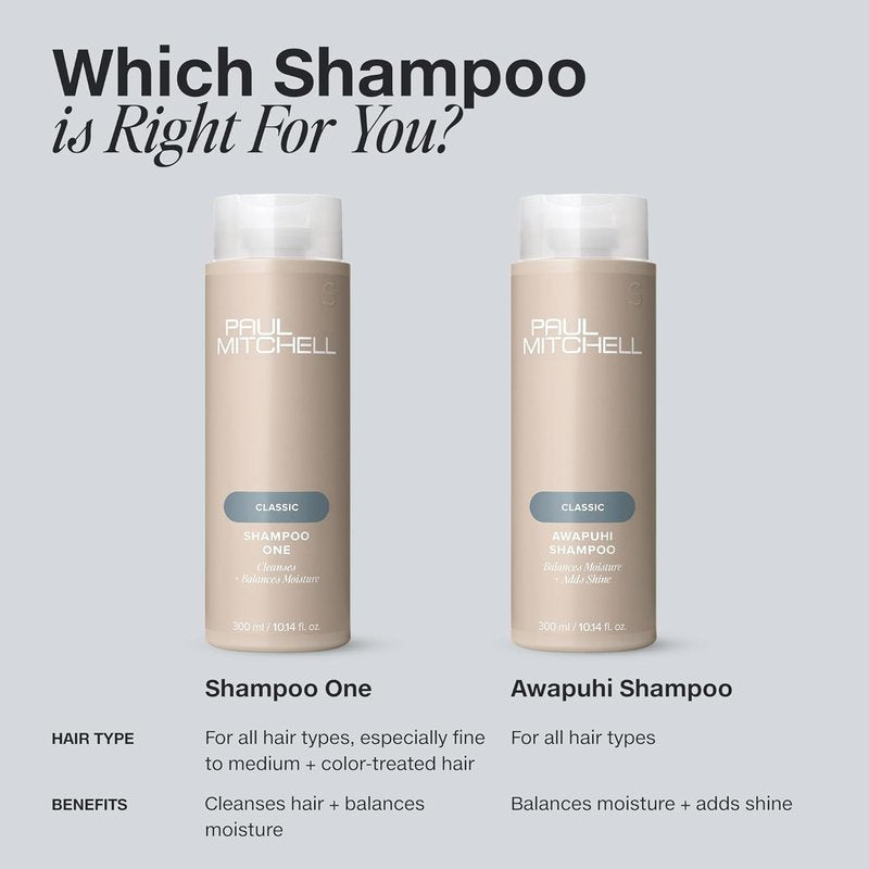 Paul Mitchell Shampoo One - Moisture-Balancing Cleanser for All Hair Types | 33.8 oz