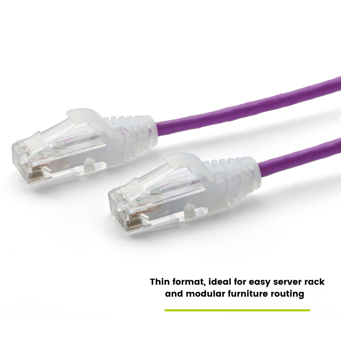 TRUECABLE Cat6 Component Rated Patch Cable, Unshielded (U/UTP), 5ft, Purple, 28AWG Stranded Pure Copper, Snagless 10G High-Speed Ethernet Cable, PoE++ 4PPoE 100W, UL Listed, RoHS-3, 1 Pack