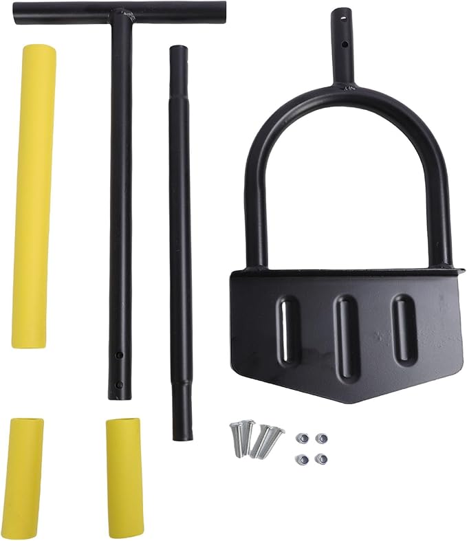 Edger Lawn Tool Stainless Steel Half Moon Edger with T Handle, Comfortable Grip â Rust - Durable Design, Ideal for Garden, Flower Bed, Sidewalk & Driveway Edging