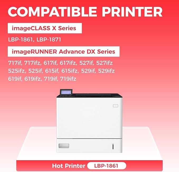 T03 Black Toner Cartridge (1-Pack with chip) Compatible for T03 2725C001AA Toner