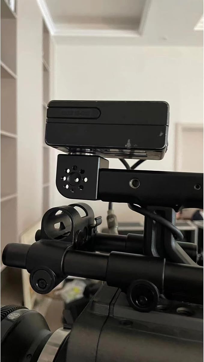 HangTon Block 3/8" Thread Bracket Lock Mounting Adapter for ARRI Sony RED Camera Lens Motor Teradek Wireless Black