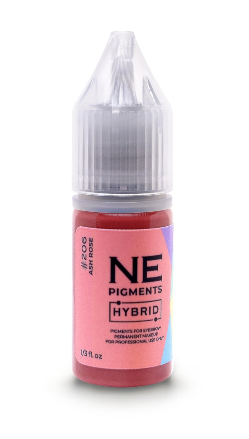 NE PIGMENTS #206 Ash Rose - By Elena Nechaeva - Lip Pigment - Permanent Makeup - Professional Tattoo Ink