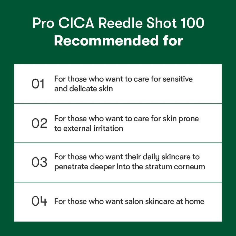Pro Cica Reedle Shot Serum - Centella Asiatica & Microneedling Formula | Korean Skin Booster, 1.69 fl oz (50ml)