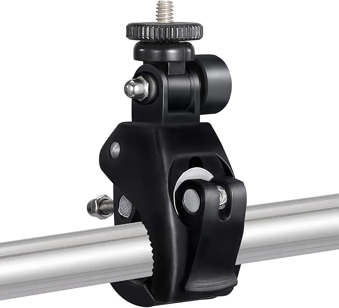 SUPON Camera Super Clamp with 1/4"- 20 Threaded Head Compatible for LCD Monitor,DSLR Cameras,DV,Flash Light,Studio Backdrop,Bike, Microphone Stands, Music Stands,Tripod, Motorcycle,Rod Bar