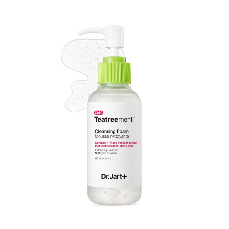 Dr.Jart+ Teatreement Cleansing Foam Korean Face Wash for Oily Skin | Korean Skin Care, 4.05 Fl Oz