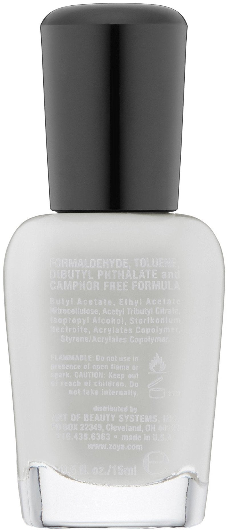 ZOYA Nail Polish, Snow White, 0.5 fl. oz. (Pack of 2)