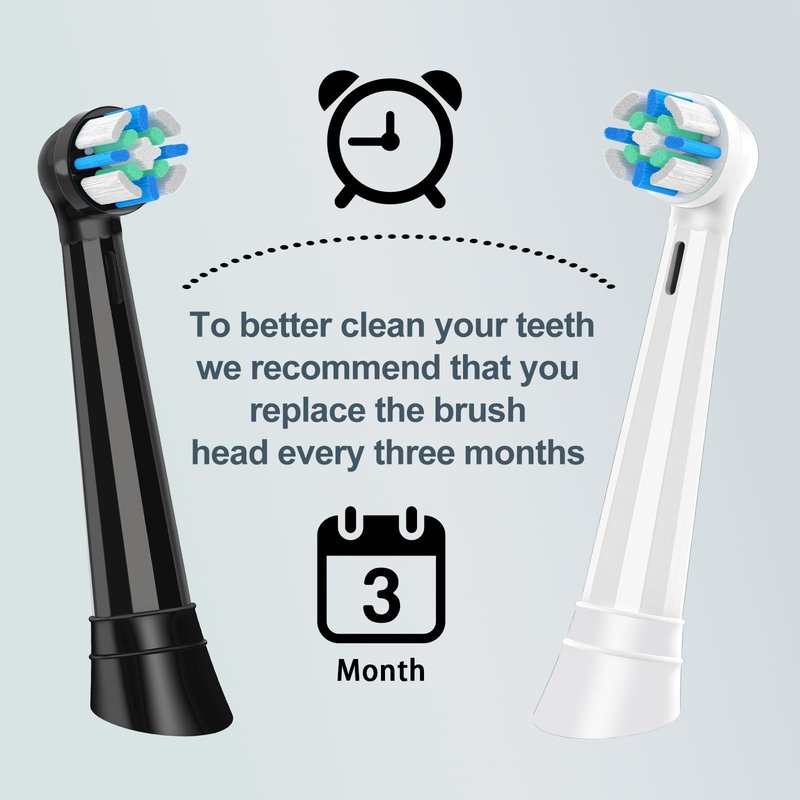 12 Pcs IO Replacement Heads Compatible with Oral B IO 2/3/4/5/6/7/8/9/10/Deep Clean Series Electric Toothbrushes, Medium Softness Brush Heads Compatible with Oral B iO (White)