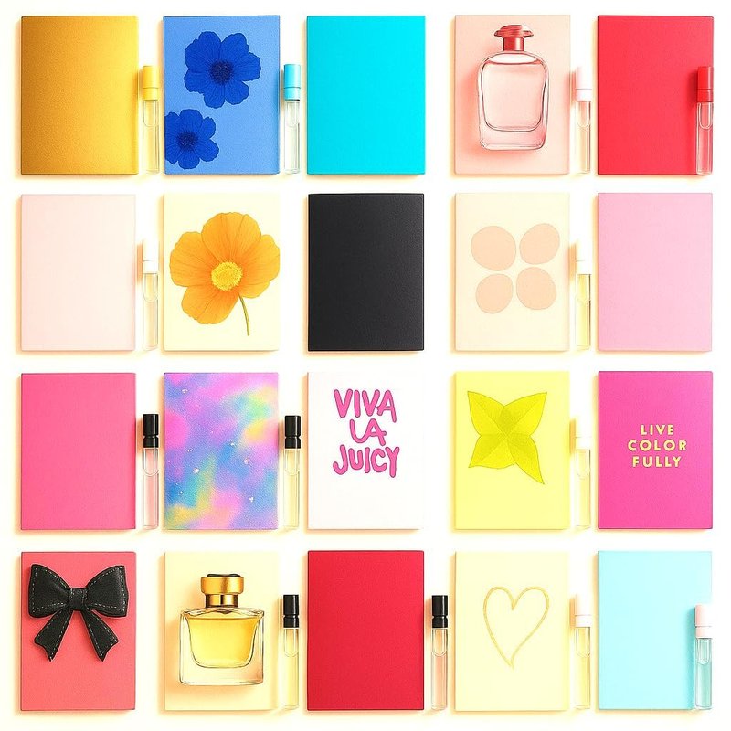 High-End Designer Luxury Perfume Sampler Set for Women – 12 Fragrance Sample Vials - Travel Size Mini Spray