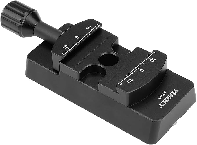YUEOCT V Size Rail Bar Dovetail Mounting Plate with Arca Swiss Type Clamp for Vixen Style Dovetail Saddles Telescope Scope Adapter Mount Base OTA Equatorial Tripod Sky Astrophotography - Vixen to Arca