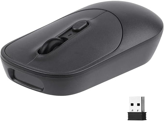 THARO New Wireless Mouse Barcode Scanner, 2-in-1 Design 2D Handheld Barcode Scanner with Wireless Mouse Functions for POS System,Store,Supermarket, Warehouse.(Black)