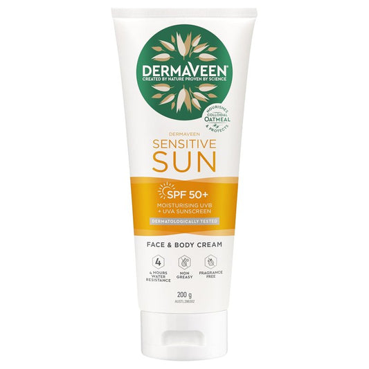 DermaVeen Revive & Protect Body Moisturizer | SPF 50+ | 200g for Ultimate Skin Hydration