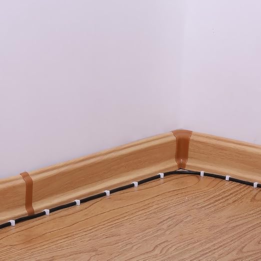 200 Pcs Cable Clips Nail in, Cord Clips Ethernet Cables Wire Wall Clips Cable Straps Cables Tacks Cable Nails Coax Cable Clips Cable Management for Speaker 7mm Cat6 - White