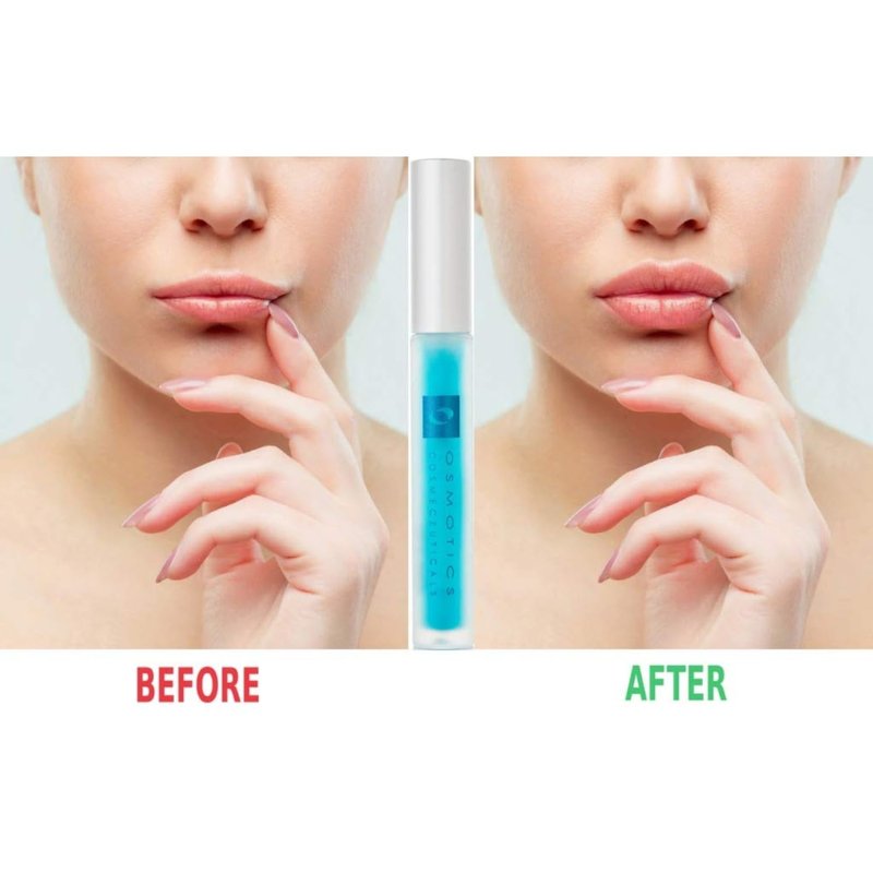 Osmotics Blue Copper 5 Lip Plumper - Natural Lip Enhancer Gloss for Fuller, Hydrated Lips | Anti-Aging Lip Care for Smooth, Sexy Lips - 0.17oz