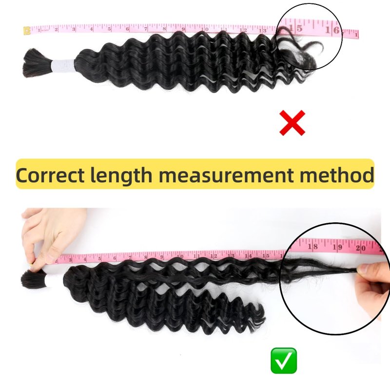 P4/30 Deep Wave Ombre Human Braiding Hair 22Inch 1 Bundle 50g Bulk Human Hair for Braiding No Weft Human Braiding Hair for Boho Braids Wet and Wavy 100% Brazilian Virgin Curly Hair