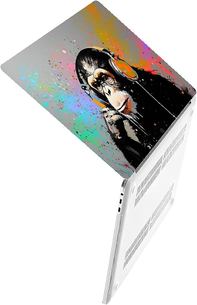 COTAIL Compatible with MacBook Air 13.3 13.6 Inch Case 2022 2021 2020 2019 Plastic Hard Shell Case Cover,13.3 Pro(A1706/A1708/A1989/A2159/A2289/A2338), Monkey
