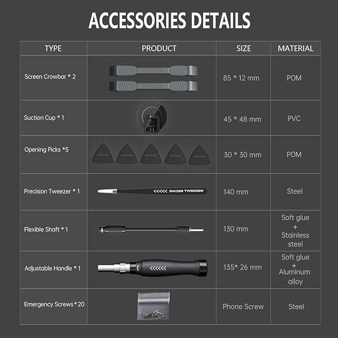 JAKEMY 164 in 1 Precision Screwdriver Set, Laptop Screwdriver Kit, Professional Computer Screwdriver Repair Tools with T5 T6 Torx Screwdriver Bit for MacBook, iPhone, PC, RC, PS5, Watch, Xbox, DIY