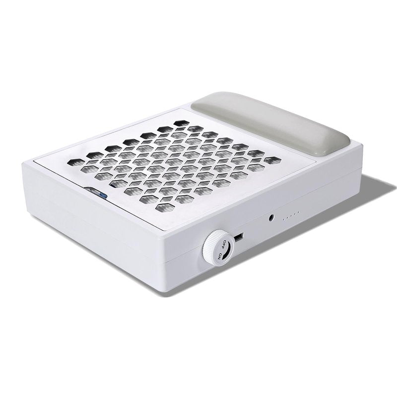 BNYLFGX Nail Dust Collector, Cordless Dust Collector Nail Tech, Powerful Vacuum Fan Vent Dust Collector Extractor Electric Dust Suction Machine for Acrylic Nails Polishing, Nail Salon & Home