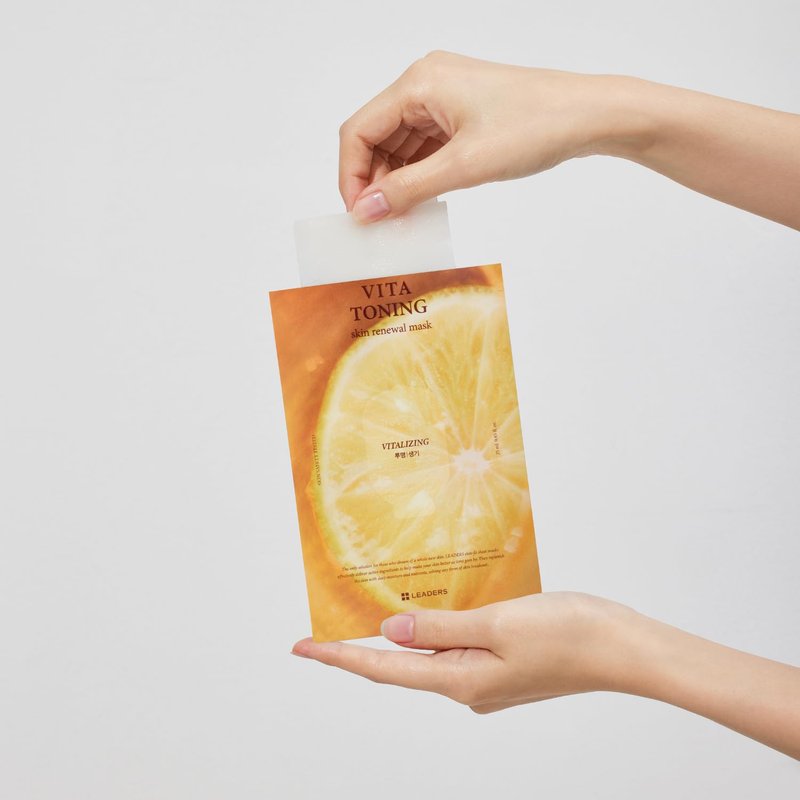 Vita Toning Skin Renewal Mask - Nourishing Sheet Mask for Healthy Skin | Soft & Breathable | 10 Sheets