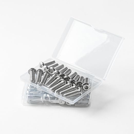 3/16-24 x 1-1/2" (30 Pack) Flat Head Hex Socket Cap Screws Bolts, 304 Stainless Steel 18-8, Hex Drive, Bright Finish, Fully Machine Thread