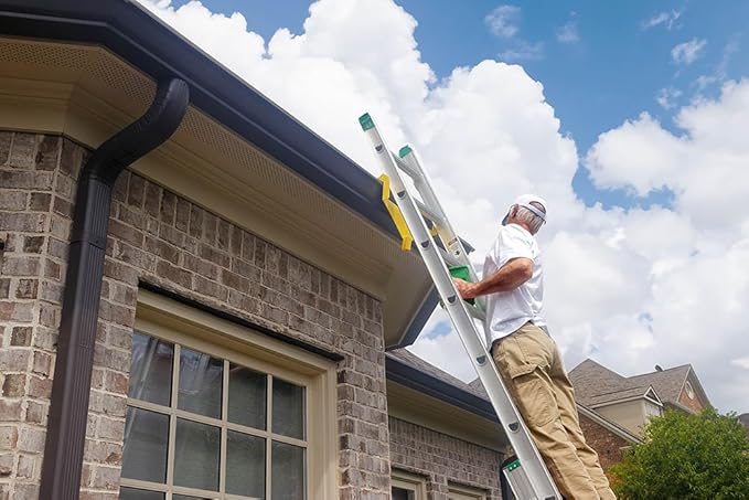PiViT® Ladder Helper, Ideal for Painting and Gutter Cleaning. Safeguard Your Gutters from Scratches and Dents. ProVisionTools, Inc®