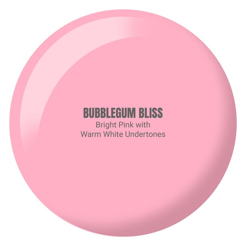 DND Diva Gel Polish Set, Soda Poppin Collection, UV/LED Gel Polish and Air Dry Nail Lacquer, Matching Chip-Free Polish Duo, 134 Bubblegum Bliss, 0.5 Fl Oz