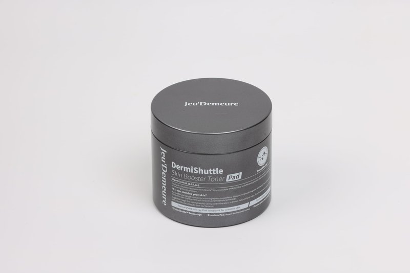 JEU'DEMEURE DermiShuttle Skin Booster PHA Premium Toner Pads, Exfoliating, Minimizing Pores, Dead Skin & Blackheads,100% Cotton Facial Pad, For Sensitive Skin, Korean Skin Care, 60 Pads 2.7 fl.oz