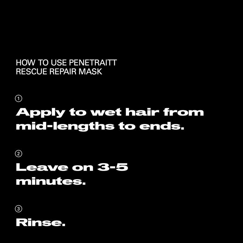 Sebastian Professional Penetraitt Rescue Repair Mask | For Damaged & Color Treated Hair | 1 Fl Oz (Pack of 1)