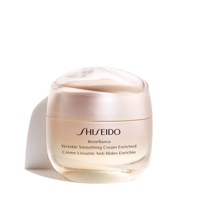 Shiseido Benefiance Wrinkle Smoothing Cream Enriched - Large Size, 75 mL - Anti-Aging Moisturizer for Dry to Very Dry Skin - Visibly Corrects Wrinkles & Intensely Hydrates - Non-Comedogenic