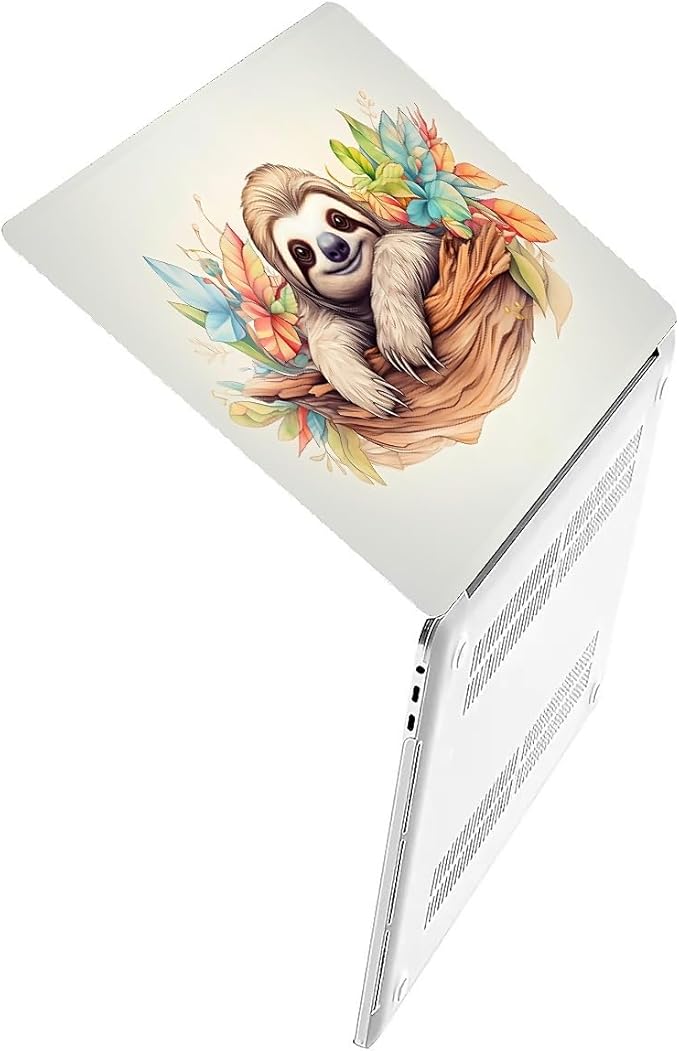 COTAIL Compatible with MacBook Air 13.3 13.6 Inch Case 2022 2021 2020 2019 Plastic Hard Shell Case Cover,13.3 Pro(A1706/A1708/A1989/A2159/A2289/A2338), Sloth