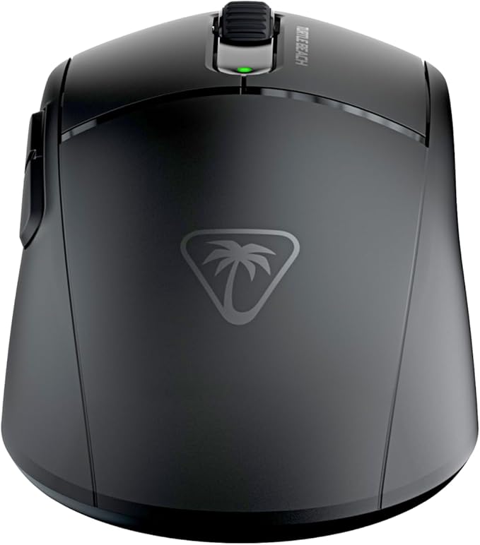 Turtle Beach Burst II Air Wireless Gaming Mouse - 47g Ultra Lightweight, Optical Switches, 26000 DPI Optical Sensor, 120-hour Rechargeable Battery, Symmetrical Design, Bluetooth, USB-C Cable – Black