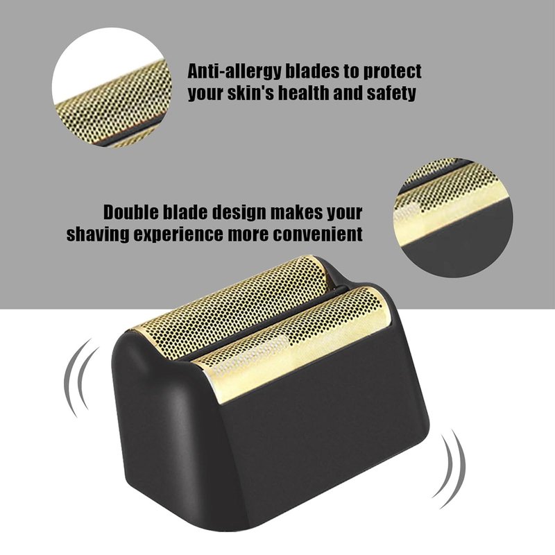For wahl Shaver Foil Replacement,Professional 5 Star Series Finale Shaver Super Close Replacement Foil #7043-100#7043-100 Compatible with wahl Shaver Foil Replacement Heads (3PCS/Black)
