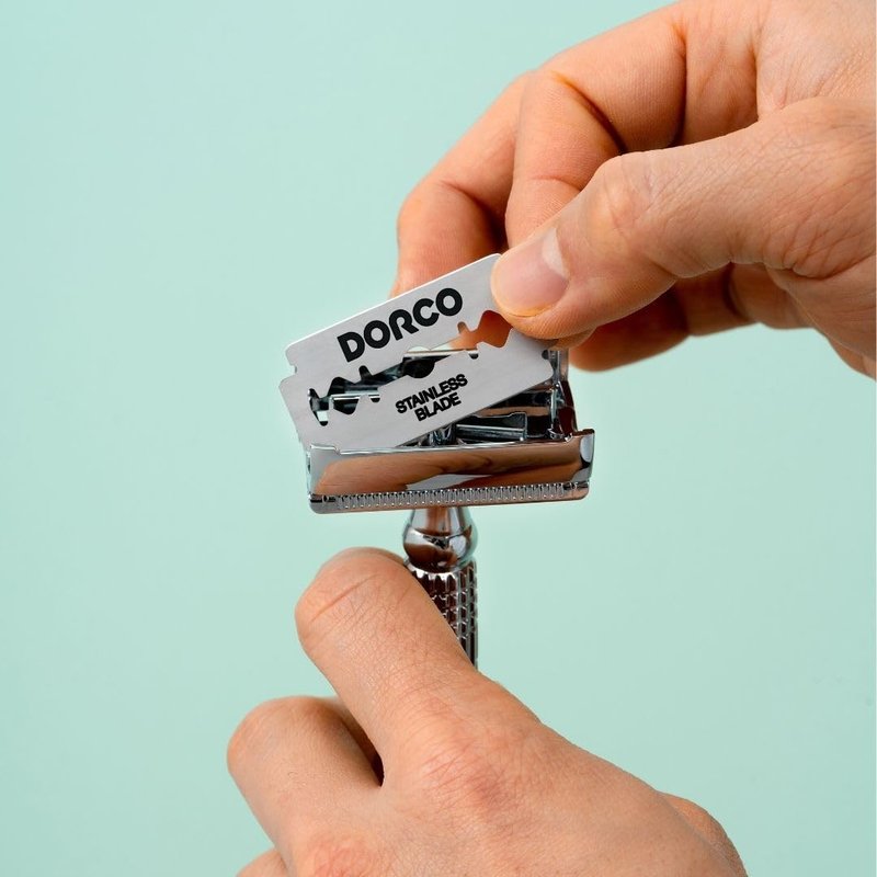 Dorco ST300 Platinum Double Edge Razor Blades - 500 Count Premium Stainless Steel for Smooth Shaving