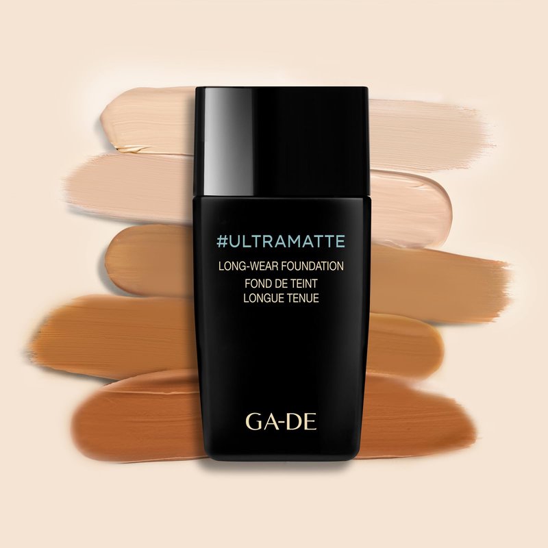 GA-DE Ultramate Long-Wear Foundation, 155 - Sweat-Resistant and No-Transfer Cream Foundation - Face Makeup for Flawless Ultra-Matte Finish - 1 oz