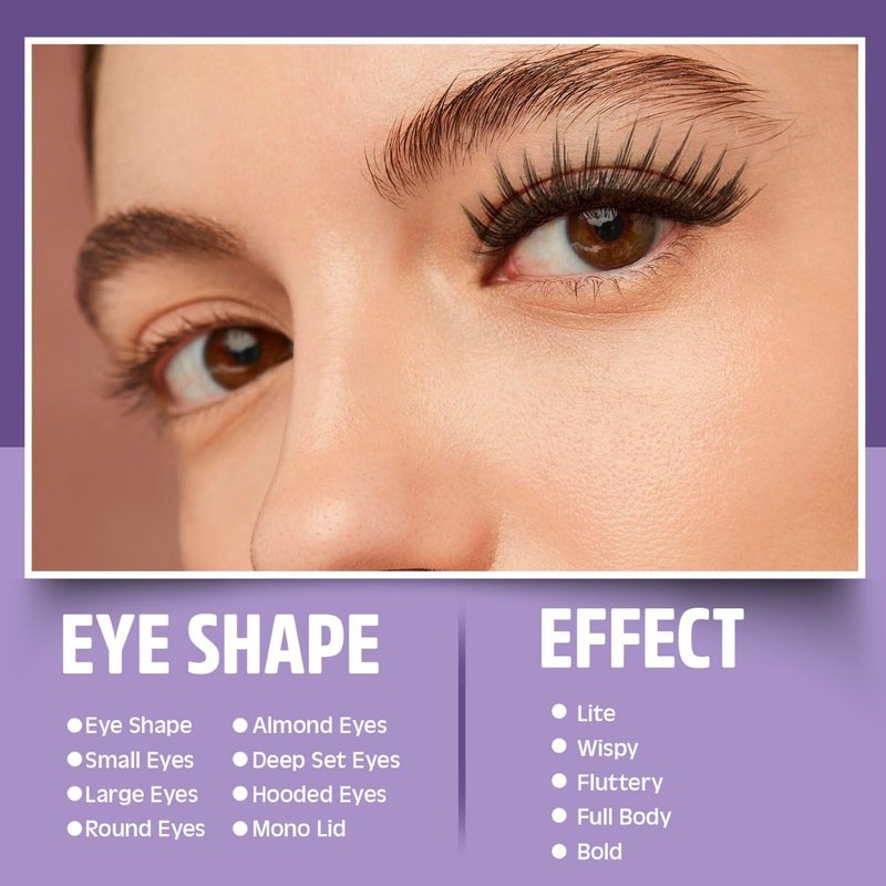 Neeko Minks Eye Lashes Hand-crafted Cruelty-free 100% minks suitable for various ethnicities and eye shapes (Diya)