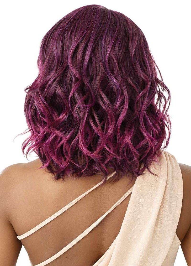 Outre Lace Front Wig - Melted Hairline - Judi (DR PINK BLUSH)