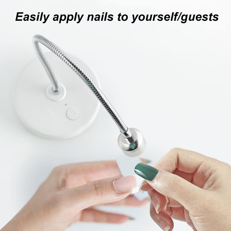 LED Light, 3W USB Input Flash Cure Light for Nails, Nail Dryer Nail Extension Gel Curing Lamp for Outdoor Stall Gel Nail Curing