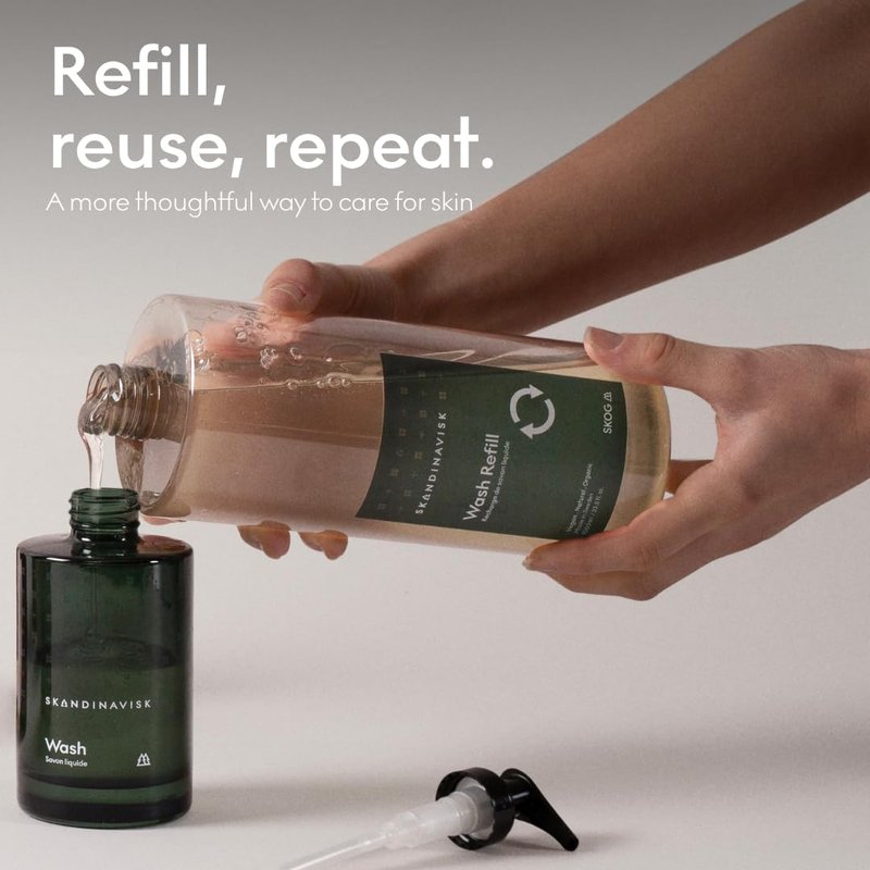 Skandinavisk Wash SKOG ‘Forest’ Scent notes: Pine needles and fir cones, birch sap and woodland lily of the valley, 16.91 fl. oz.