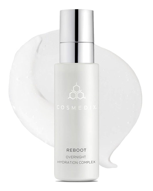 **COSMEDIX Reboot Overnight Face Serum - Hydrating Anti-Aging Probiotic Formula for Fine Lines & Wrinkles | All Skin Types**