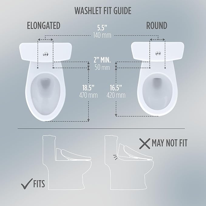TOTOÂ® WASHLETÂ® S7A Electronic Bidet Toilet Seat with EWATER+Â® Bowl and Wand Cleaning, Auto Open and Close Contemporary Lid, Elongated, Sedona Beige - SW4736#12