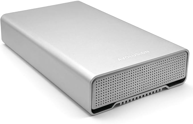 Avolusion PRO-G1 Series 12TB USB 3.2 Gen 2 (10Gbps) External Hard Drive w/USB HUB for Windows or MacOS Desktop PC/Laptop (Silver) (Renewed)