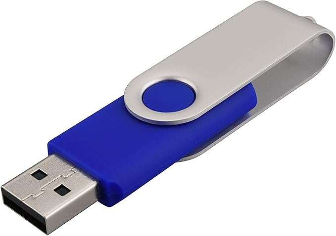 Kalsan 50 Pack USB 2.0 Flash Drives - 32GB Memory Stick, Blue