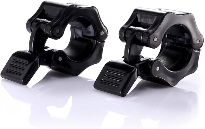 Vmoss 1 inch Barbell Collar Weight Lifting Barbell Clamps Quick Release Dumbbell Collars Locking Collar for Workout Home Gym Training